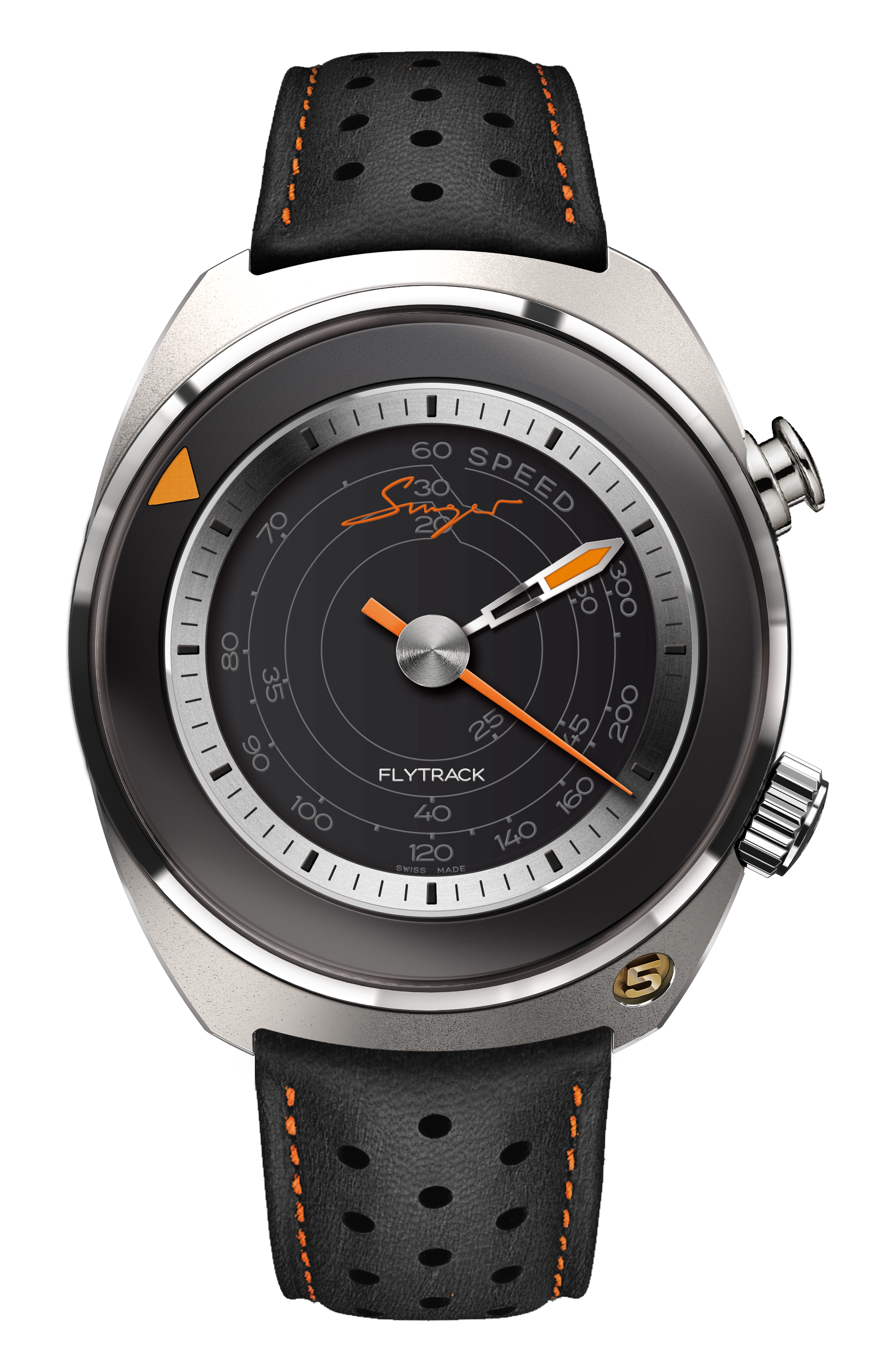 Singer Flytrack Tachymeter Wrist Watch With a Twist