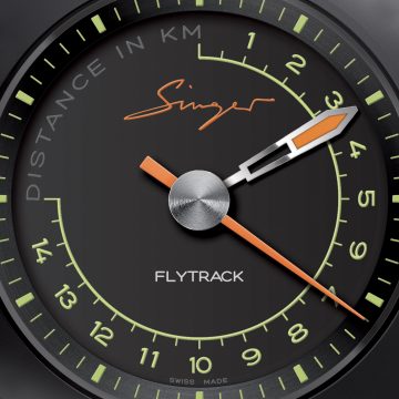 flytrack telemeter dial closeup